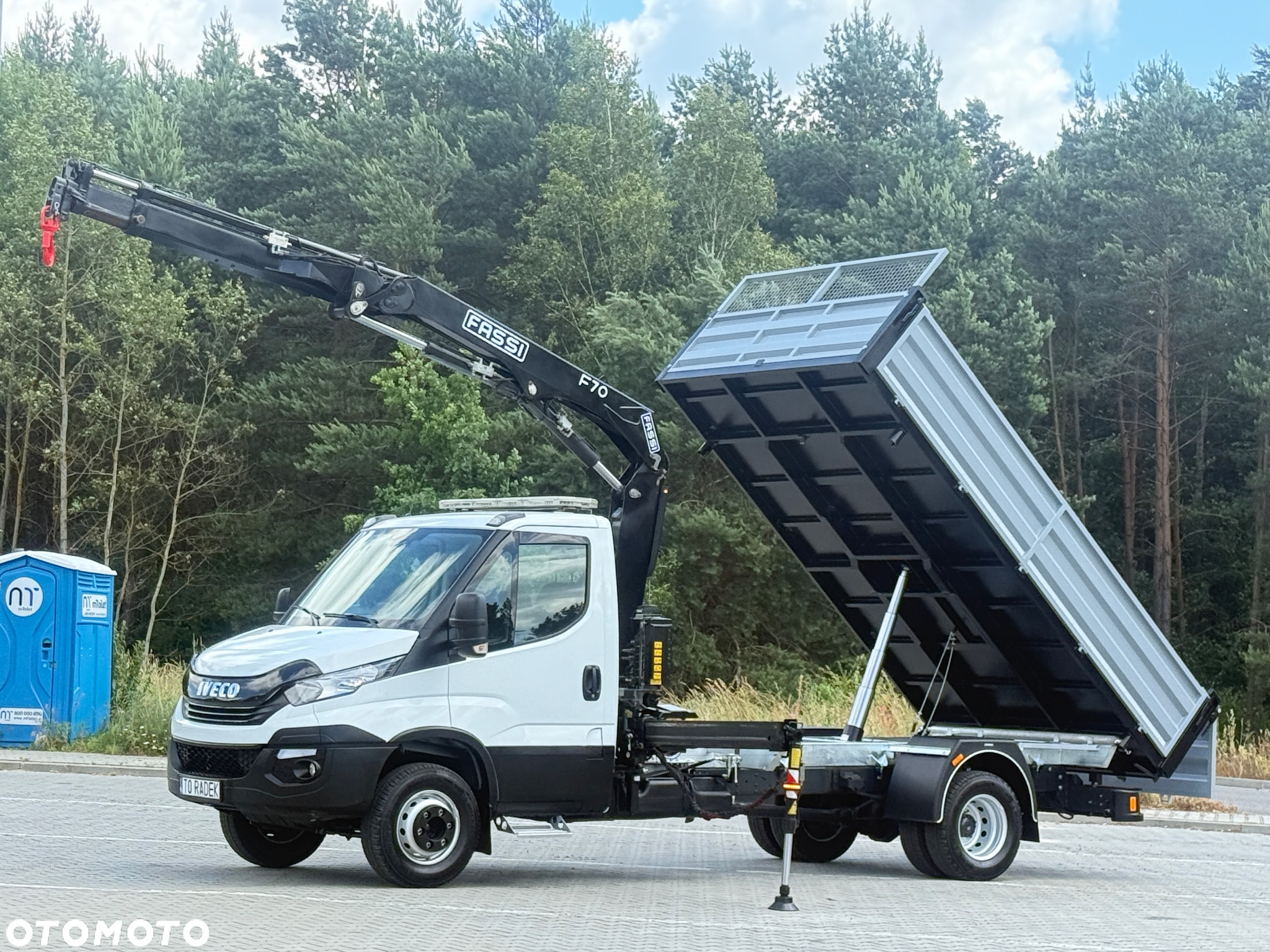 Iveco DAILY 72-180 3.0 HPI 180KM * HDS FASSI F70 * 3200 Udźwig * Wywrotka 3 Stronna * ŚWIETNY STAN! - 2