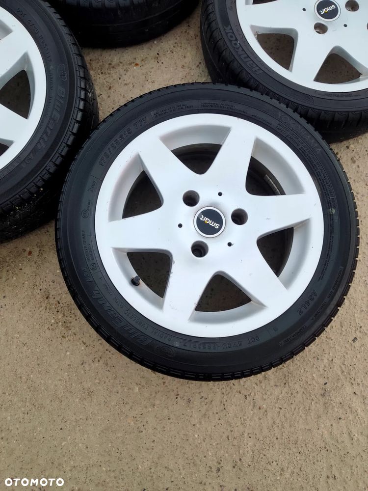 3x112 Felgi Alumniowe Alufelgi Oryginalne 15 Koła Letnie Lato SMART Fortwo I W450 1 II W451 2 Legnica ALU-RAD 5mm 155/60 175/55 - 5