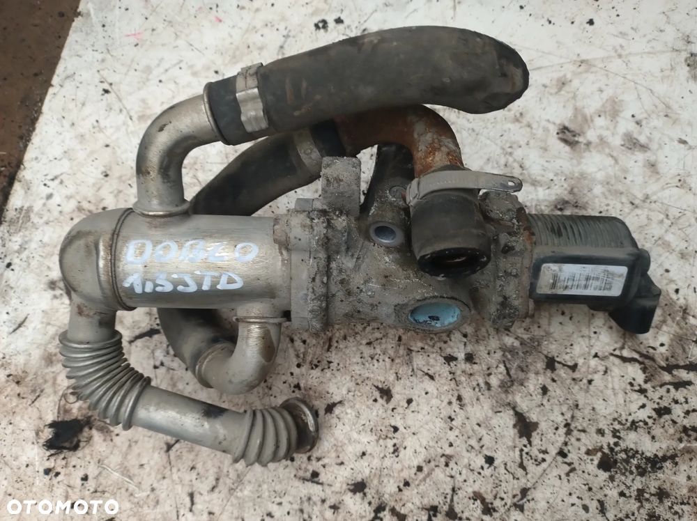 FIAT PANDA PUNTO DOBLO 1,3JTD  EGR zawór chłodnica spalin - 2