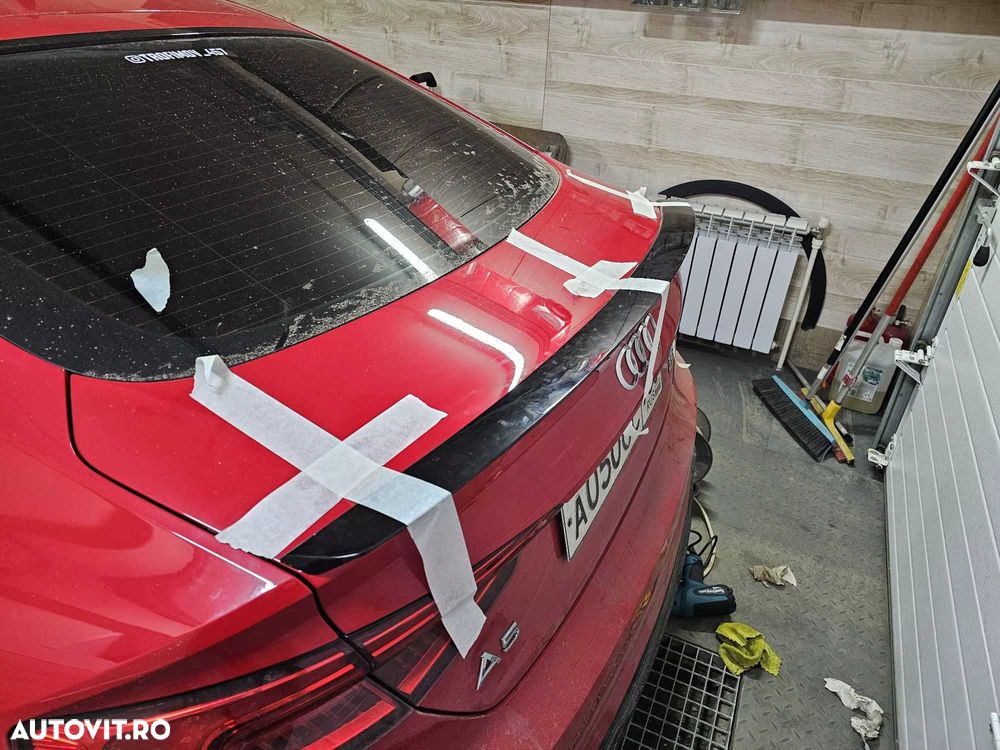 Eleron Portbagaj Lip Codita Audi A5 B9 Sportback / Coupe, Negru Lucios - 8