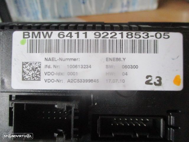 Comando Sofagem 6411922185305 BMW E91 2010 ORIGINAL - 4