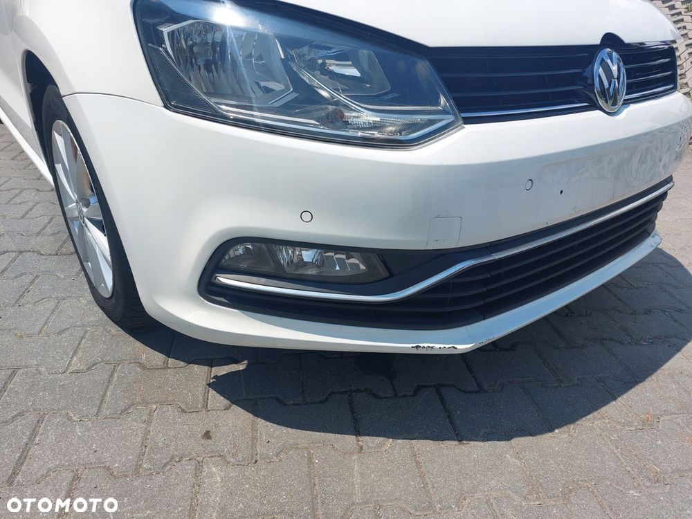 vw polo v 6r 6c lift 14-17r zderzak przód przedni 4x pdc lc9a - 4