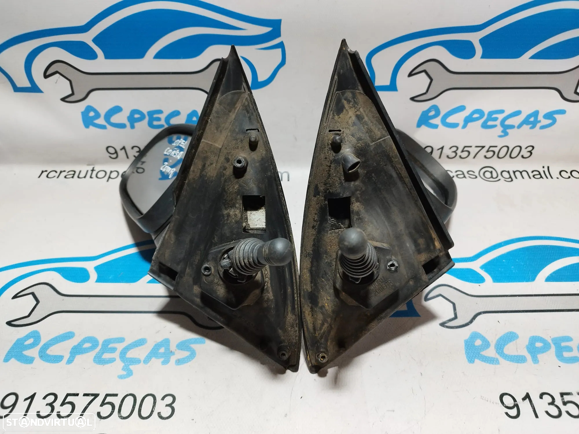 ESPELHO RETROVISOR ESQUERDO DIREITO OPEL COMBO C 24420988 24420982 CORSA C MANUAL ESPELHOS RETROVISORES - 6