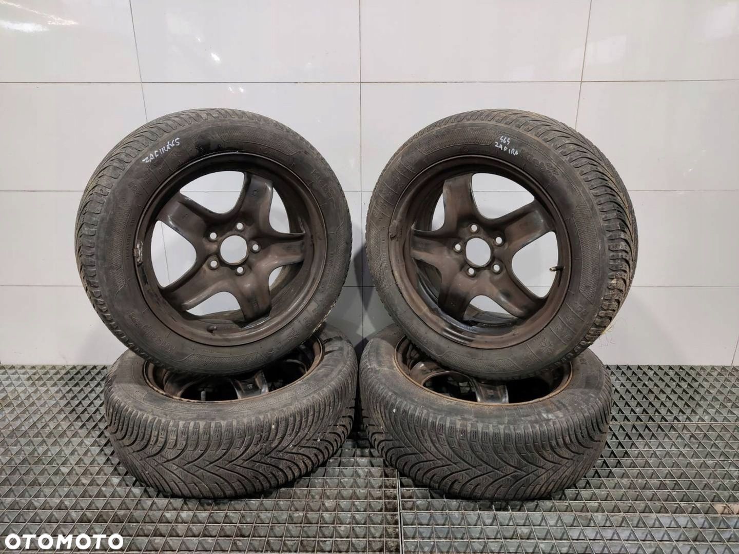 4X FELGI KOŁA STRUKTURALNE KOMPLET R16 5X110 ET39 - OPEL ZAFIRA B 2008r - 1
