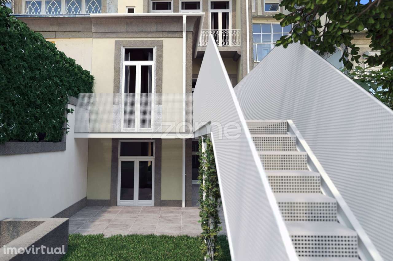 Apartamento T1 com jardim na Rua Álvares Cabral, Porto (Fração B) - Grande imagem: 2/10