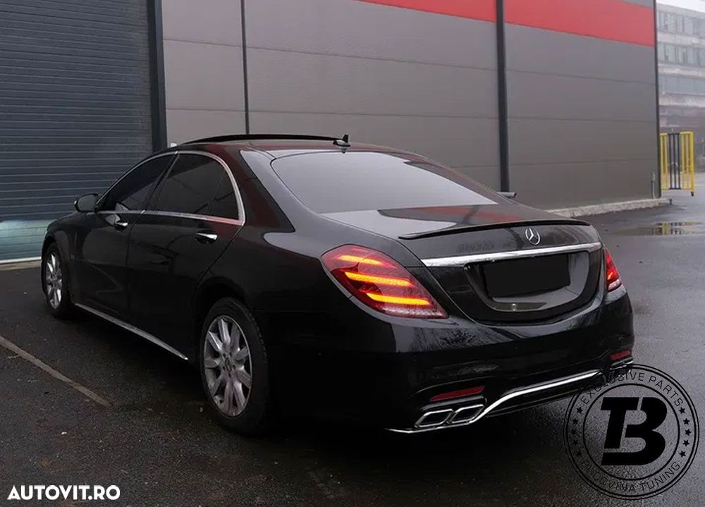 Pachet Exterior compatibil cu Mercedes S Class W222 S63 Design - 17