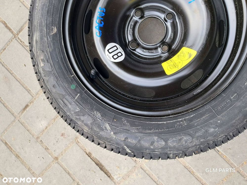 citroen c4 cactus koło zapasowe 185/65/15 et23 4x108 - 4