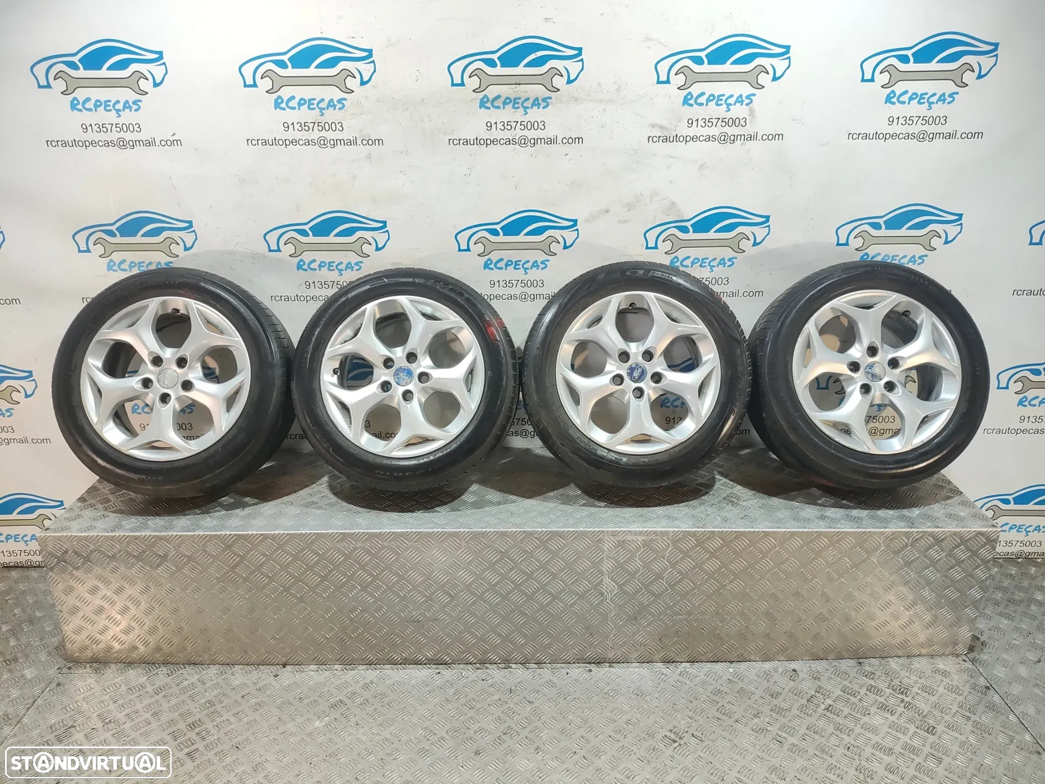 Jantes 16" Ronal | Ford - C-Max - ORIGINAIS - 7J | ET50 | 5x108 - 16 Polegadas | 7M5J-1007-AA | 7M5J1007AA | 205 55 16 - 13