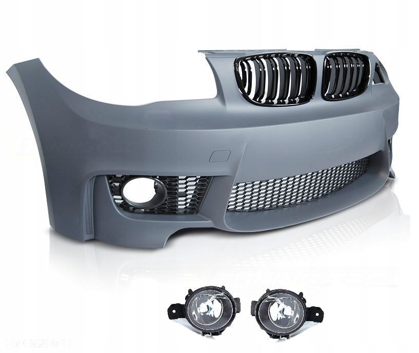 Zderzak Przod Kratki Halogen Tuning Sport M-pakiet 1M Bmw 1 e81 e82 e87 e88 - 1