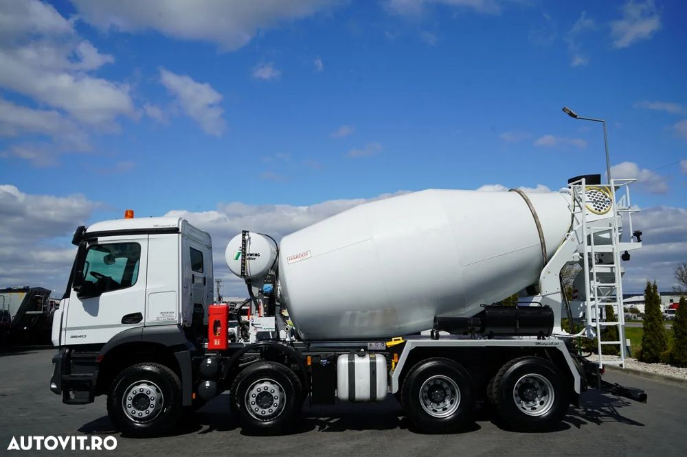 Mercedes-Benz AROCS 3540 / POMPĂ 9M3 / 8x4 / BETONĂ / AUTOMATĂ / SCHWING STETTER / 100% PNEURI / CAMERA - 4