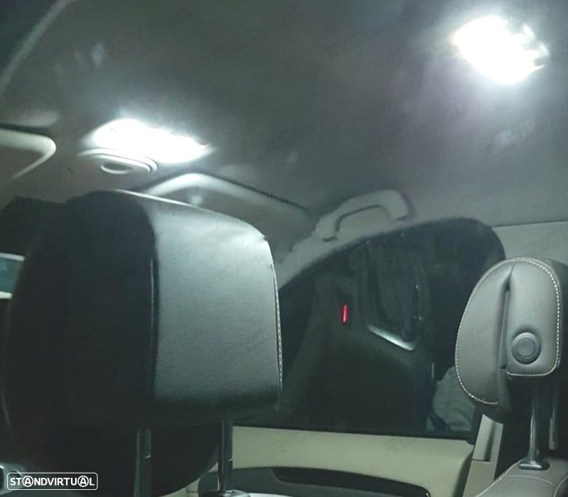 KIT COMPLETO 17 LAMPADAS LED INTERIOR PARA RENAULT SCENIC III 3 MK3 09-16 - 5