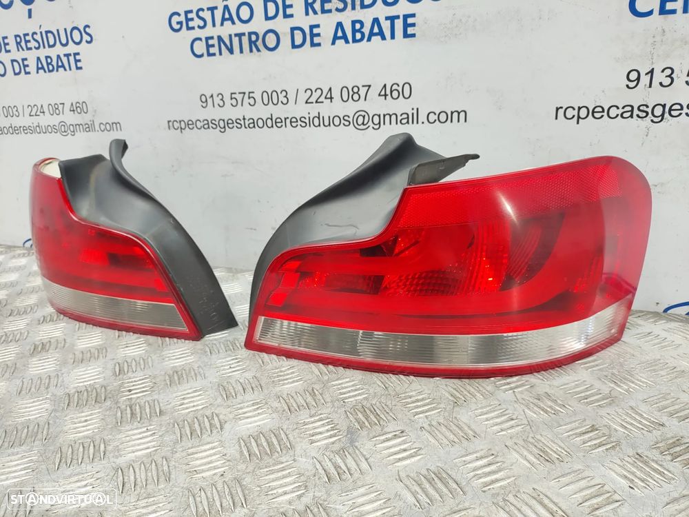 Farolins traseiros trás direito esquerdo LED originais BMW Serie 1 E82 Coupé E88 Cabrio LCI de 2011 a 2013 - 3