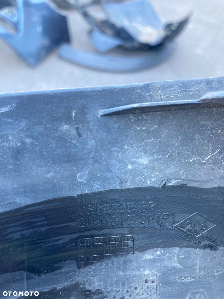 RENAULT Megane IV 4 lewa chrom kratka połysk ZDERZAKA  przedniego KRATKA halogenu W ZDERZAK  przedni  zaślepka na halogen - 4