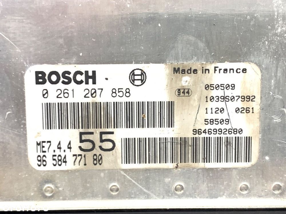 KOMPUTER SILNIKA - 197.00 PLN - CITROEN C3 I (FC_, FN_) 2002 - 2022 1.6 16V 80 kW [109 KM] benzyna - 4