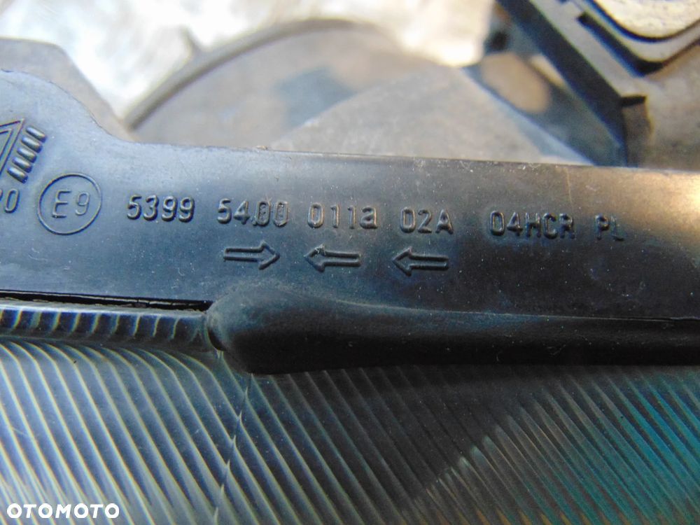 Lampa renault megane 2 przód cena sztuka R/L - 8