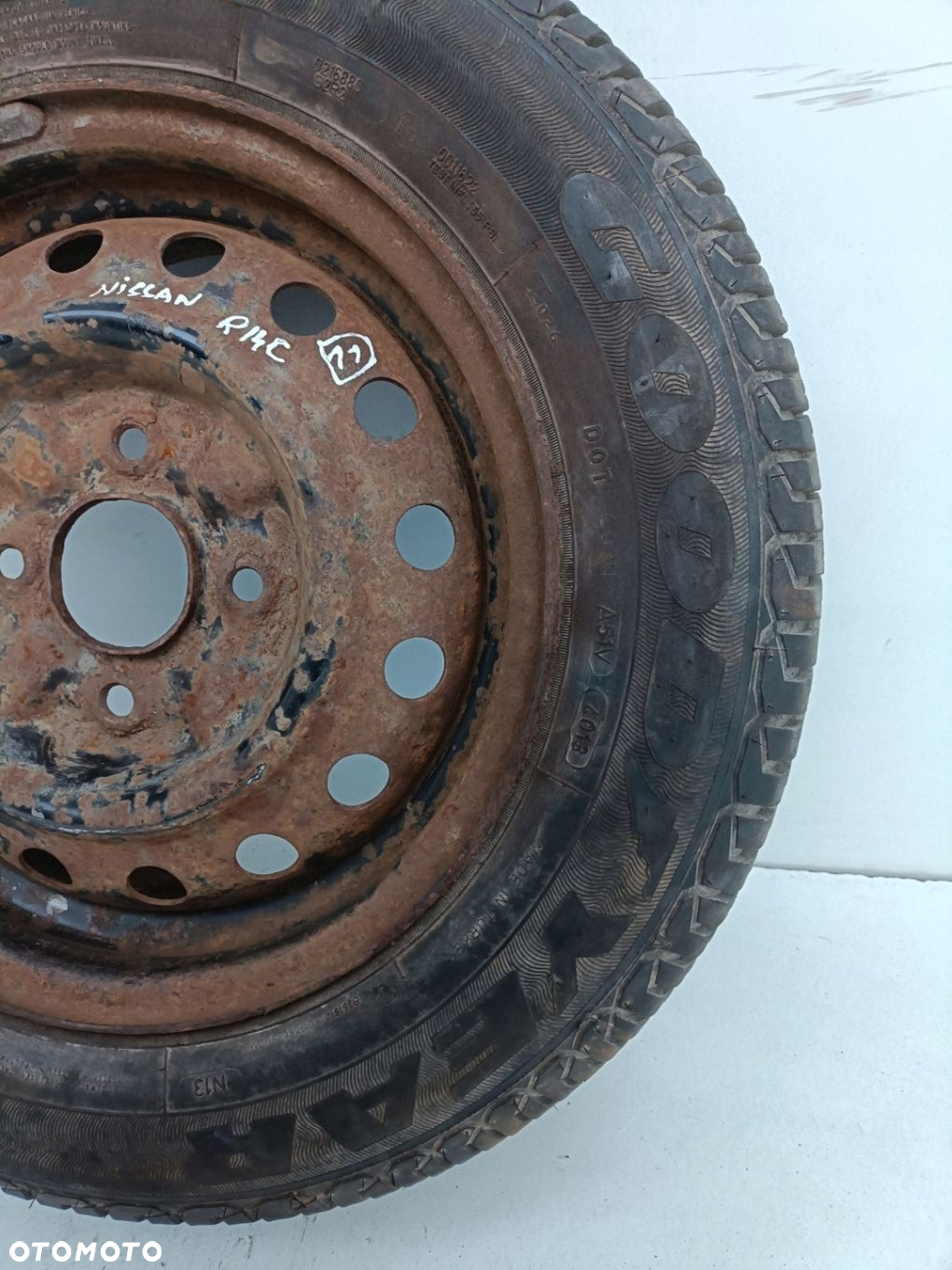 Nissan NV200 KOŁO ZAPASOWE Zapas 175/70 R14C 4X114,3 5J14CHG - 4