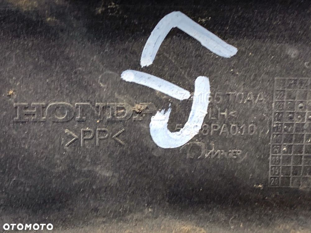 LISTWA BŁOTNIKA PRZÓD LEWA - 249.00 PLN - HONDA CR-V IV (RM_) 2012 - 2022 1.6 i-DTEC 4WD (RE6) 118 - 3