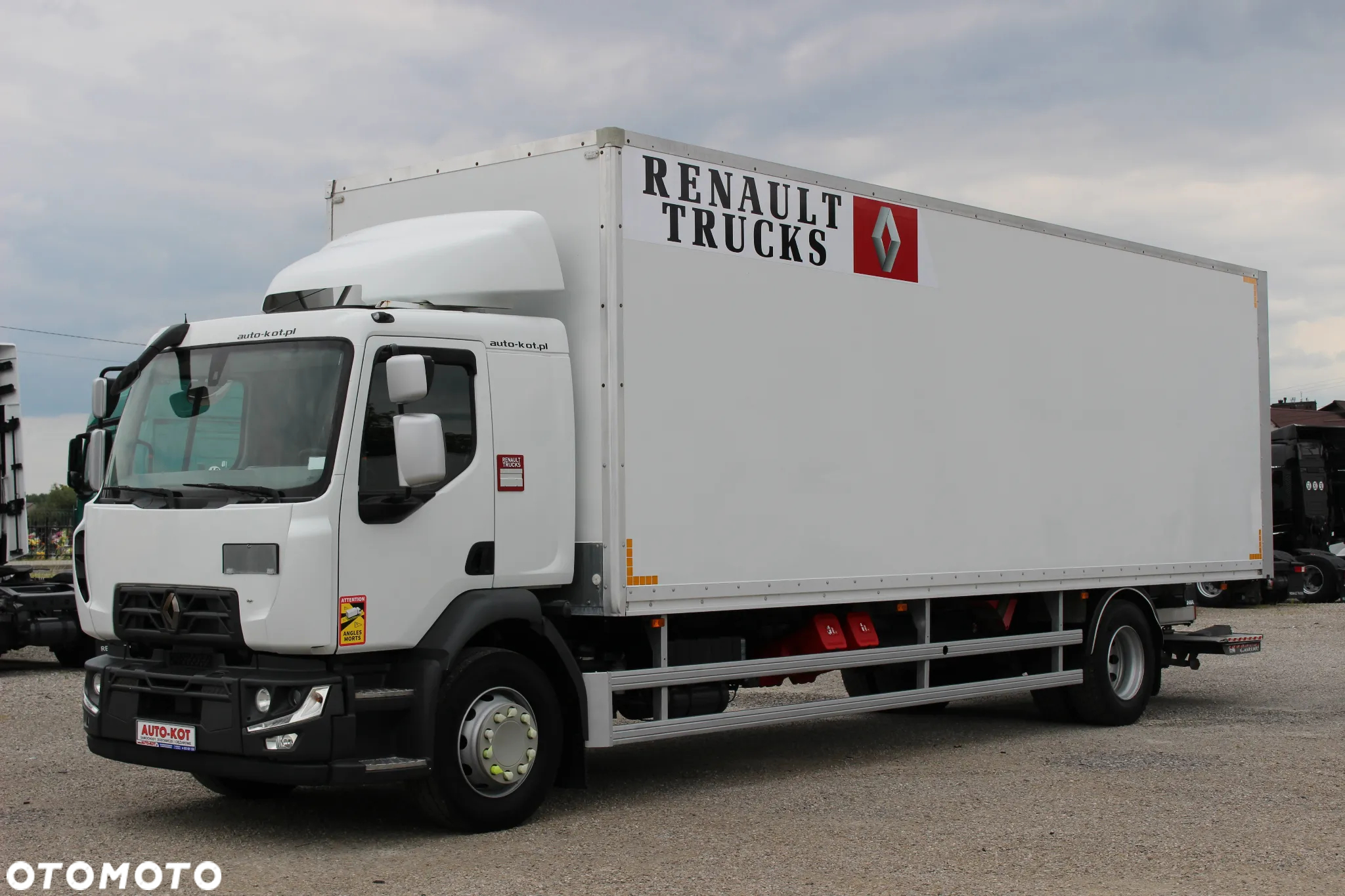 Renault D19 *280KM*/ KONTENER + WINDA /21 PALET / KLIMA / OPONY 80%/SERWIS FR/ SUPER STAN / - 8