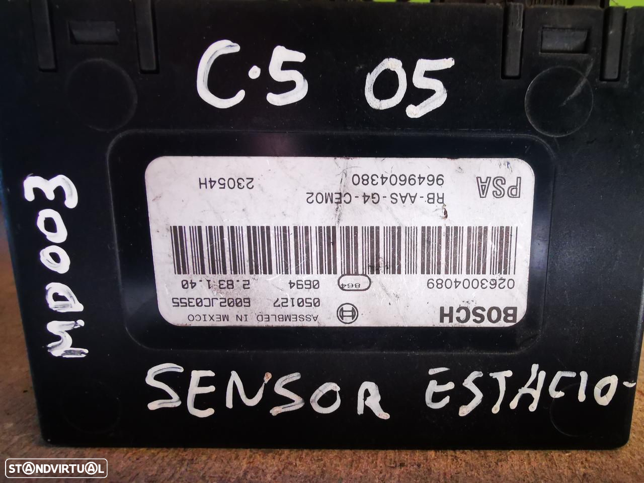 CITROEN C5 / PEUGEOT 407 MÓDULO SENSORES ESTACIONAMENTO - MD003 - 3