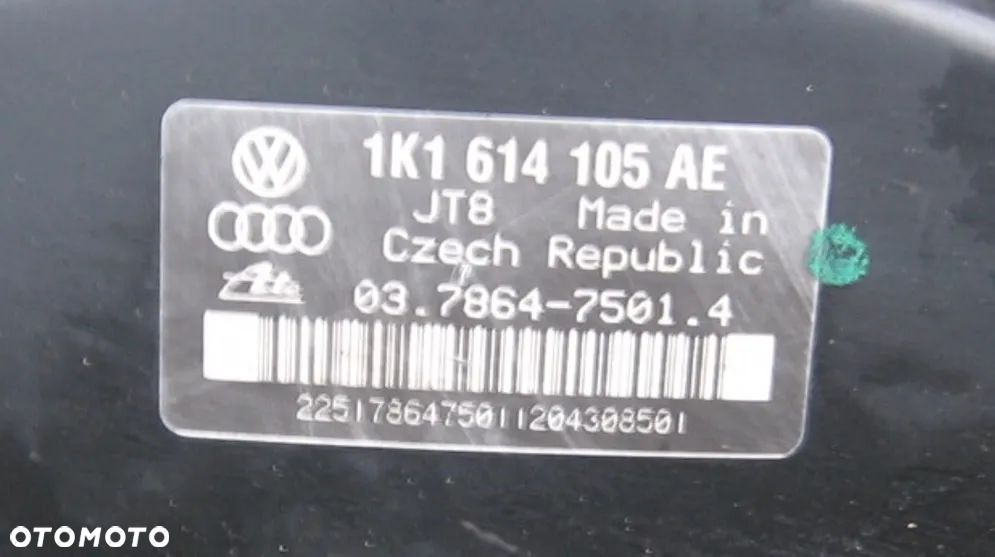 serwo pompa hamulcowa AUDI A3 GOLF V OCTAVIA II 1K1614105AE - 4