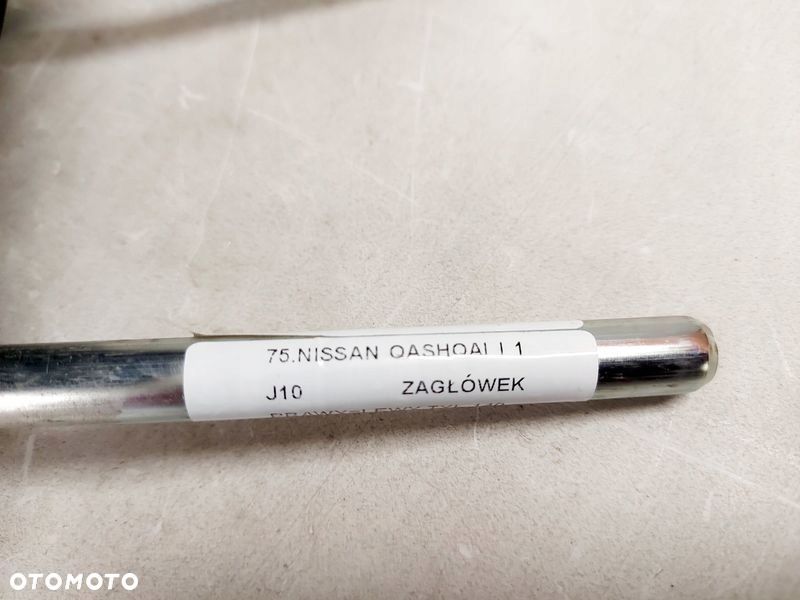 nissan qashqai i 1 j10 zagłówek prawylewy tył - 3