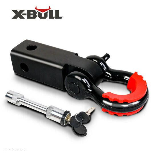 X-Bull mocowanie szekli do haka holowniczego 2" z zamkiem 11000lb off-road - 9