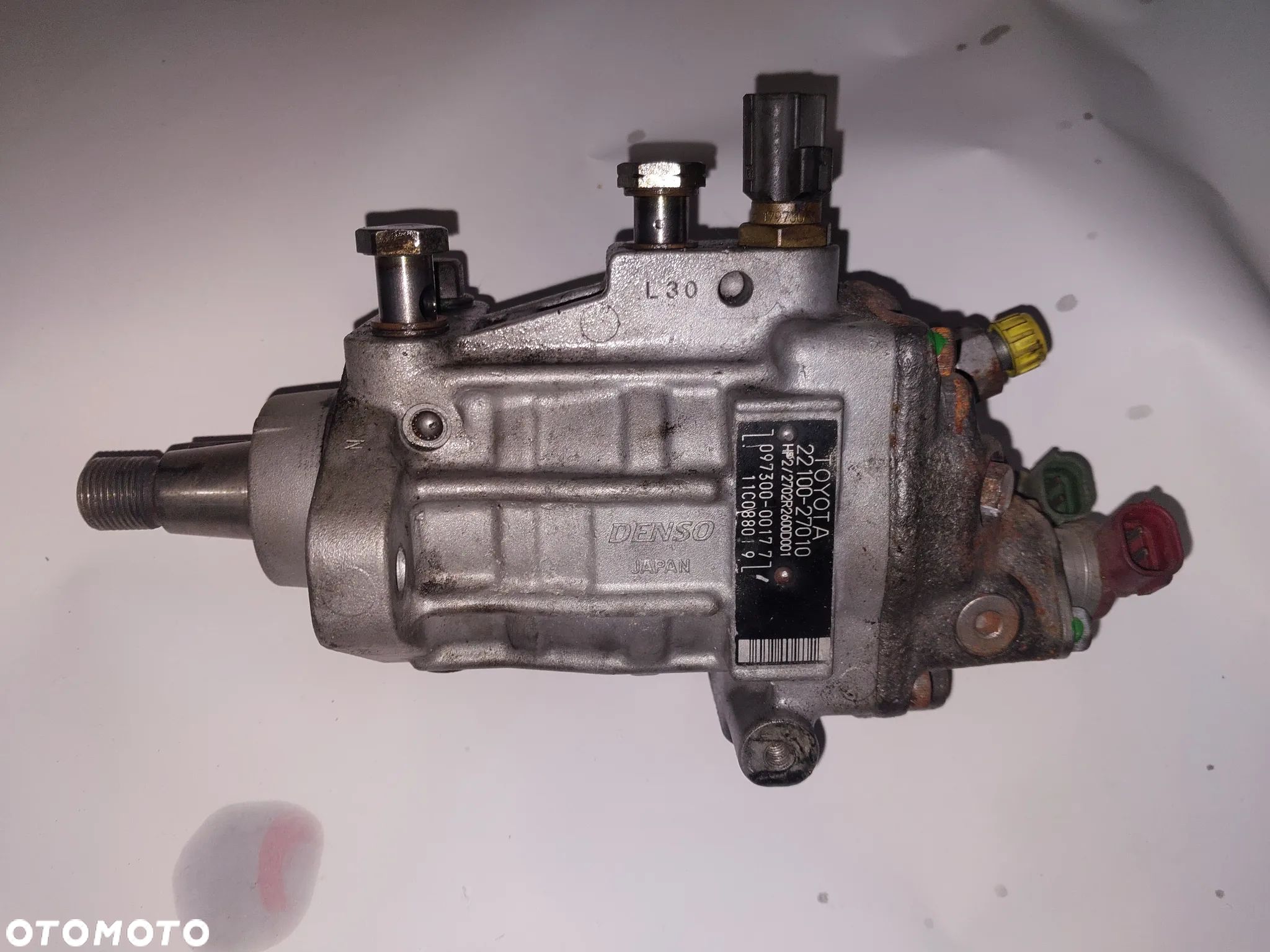 Zawory regulujące ciśnienie paliwa z pompy wtryskowej Toyota RAV4 Avensis Corolla Verso 2.0d D4D Denso 22100-27010 zawory regulator ciśnienia SCV - 1