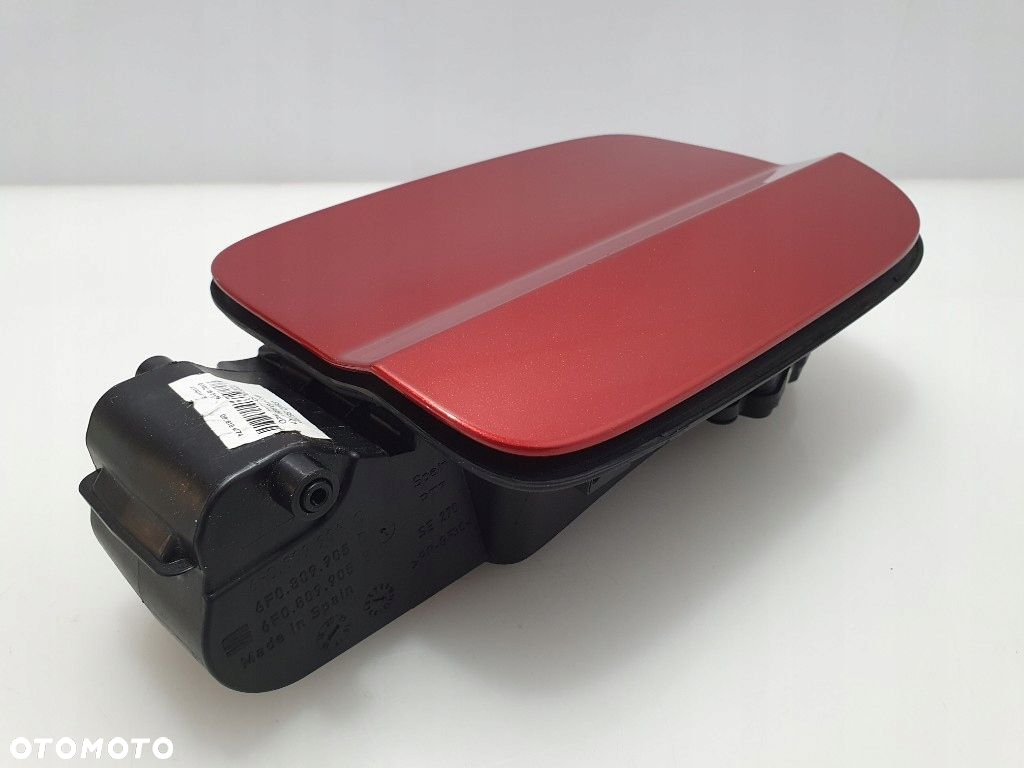 SEAT IBIZA V KLAPKA WLEW PALIWA CZERWONY L0X1 6F0809905C ORYGINAŁ SIŁOWNIK - 4