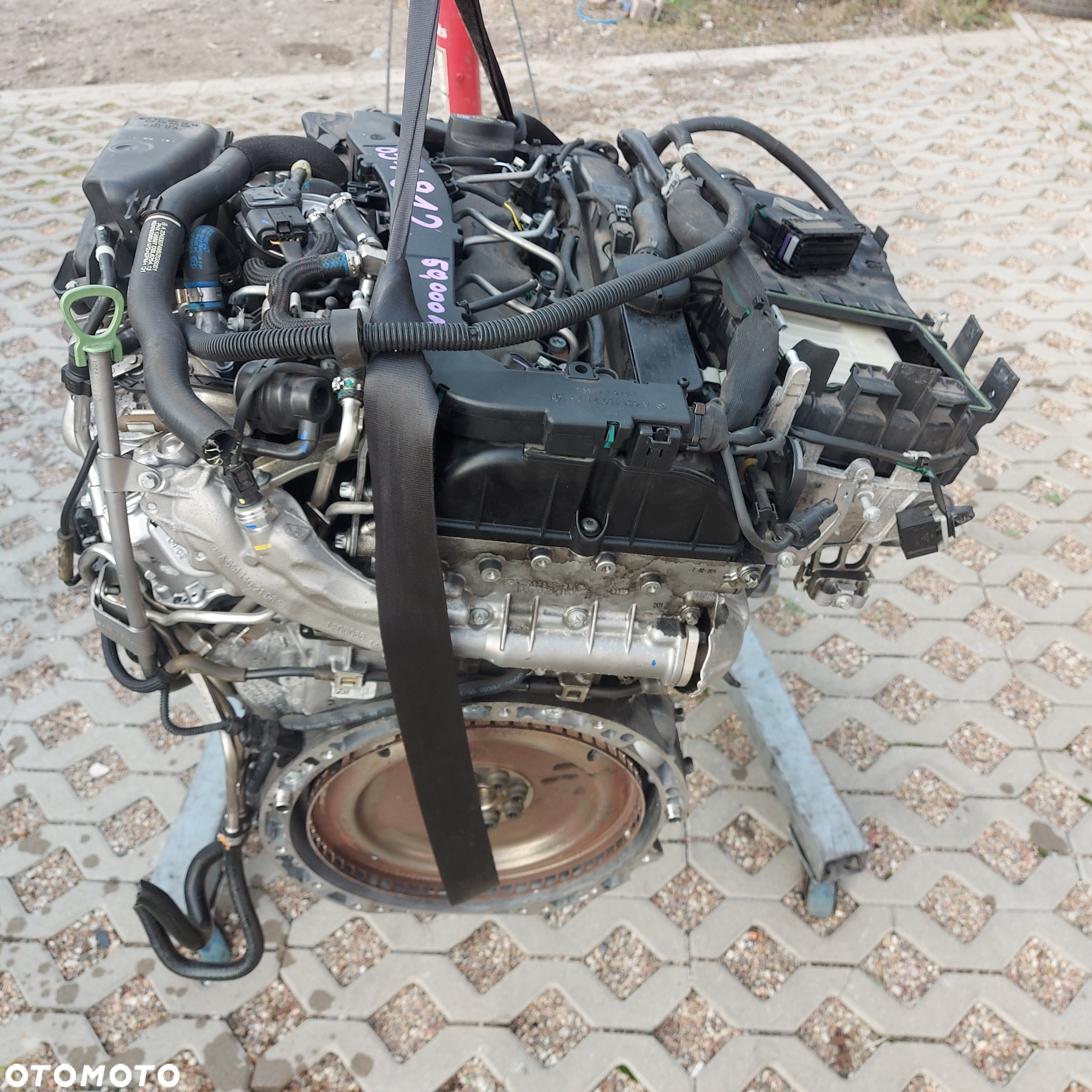 SILNIK DIESEL 2.2 CDI 220 4MATIC 651912 MERCEDES C W204 GLK X204 ORYGINAL DEMONTAZ 651 912 - 3