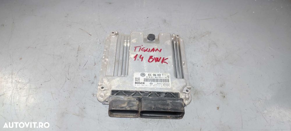 ECU volkswagen vw tiguan 2009 1.4 TSI motor BWK cod 03C906032T - 1