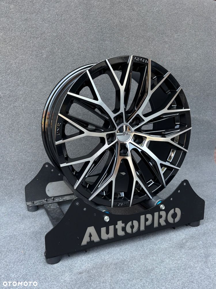 NOWE alufelgi M pakiet 5x112 18 felgi 8j ET35 BMW seria 3 G20 G22 G30 G31 F44 G22 G23 G32 F39 G60 G01 X1 F48 G42 X2 U06 Active Tourer Z4 G29 xDrive Styling 930 czarne polerowane jak Japan Racing Carbonado Rubin - 2