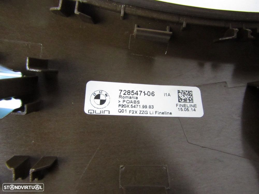 Friso da porta Madeira Nobre Fimeline Stream Esquerdo Seminovo/ Original BMW 1 (... - 3