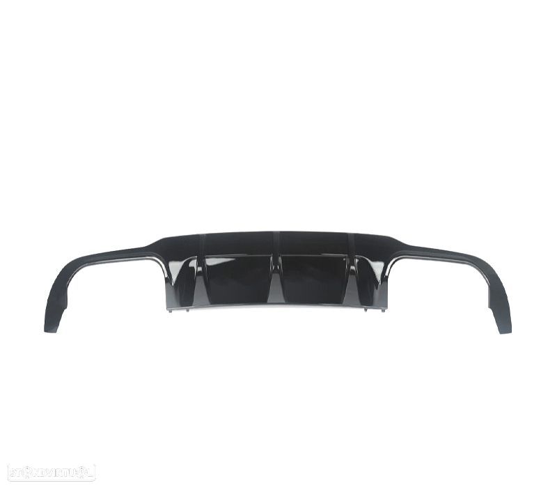 DIFUSOR MERCEDES W204 07-14 LOOK C63 AMG PRETO BRILHANTE - 3
