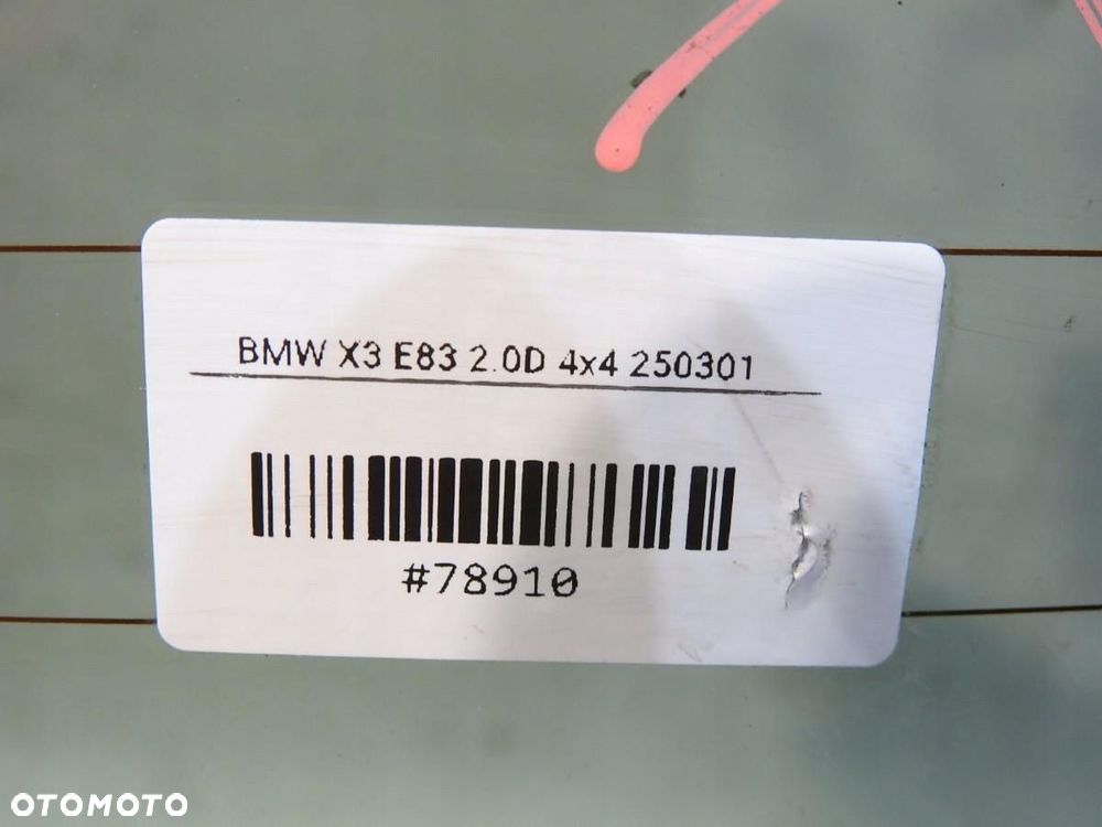 KLAPA TYLNA SZYBA 354/7 BMW X3 E83 . - 4