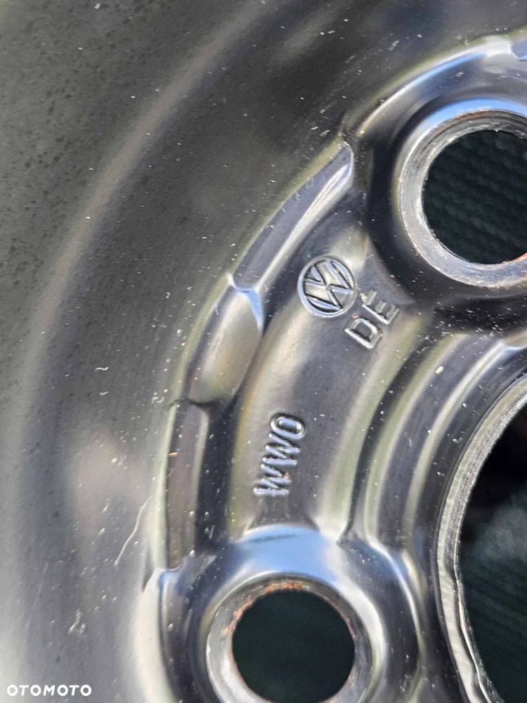 Kolo Felga 1J0601027Q Blaszak Zapasowe Zapasowka R15 5x100 6J ET38 195/65 VW Golf IV 4 Audi Skoda Seat - 16