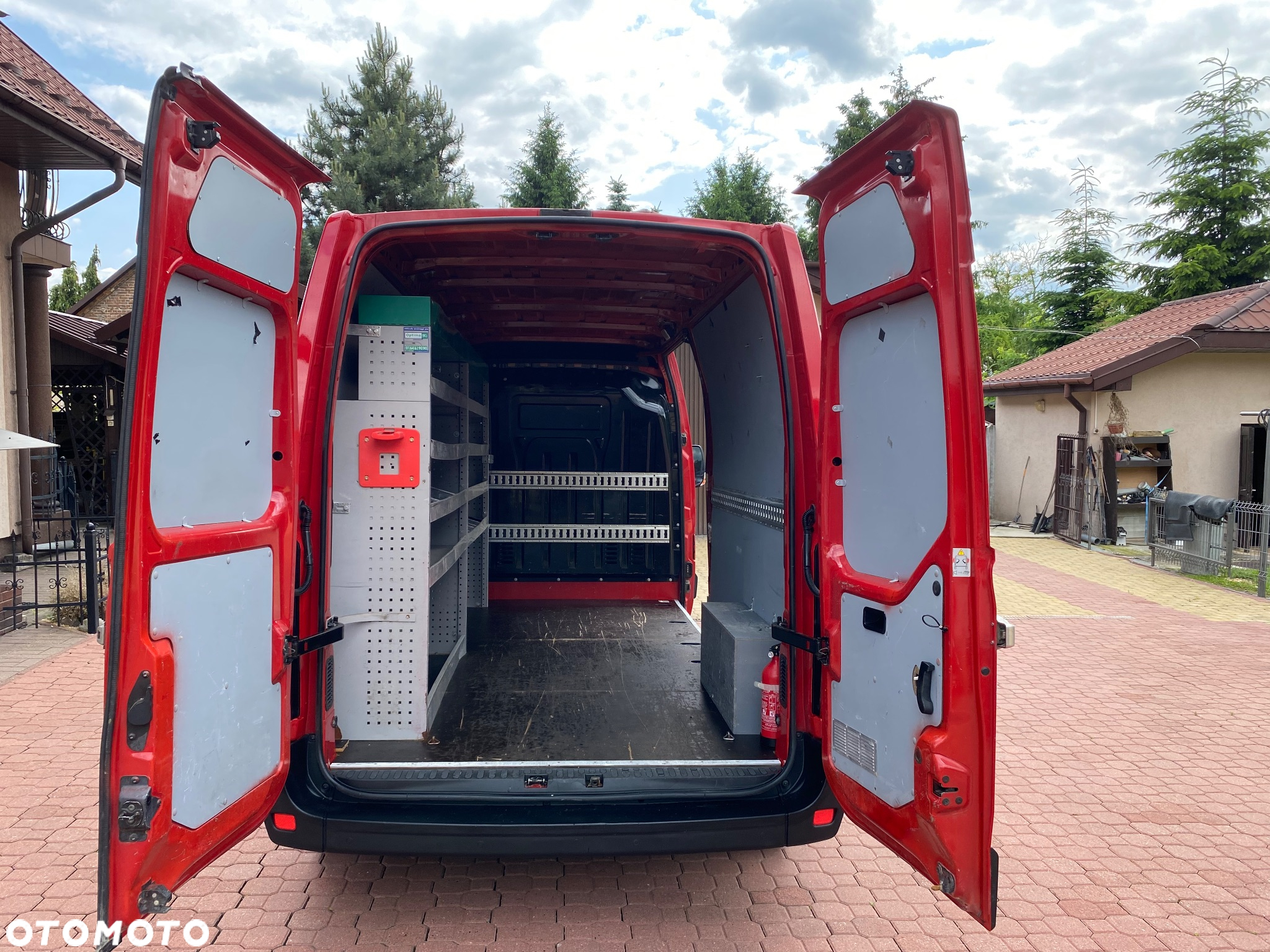 Renault MASTER L3 H3 z regałem warsztatowym , stan bardzo dobry - 12