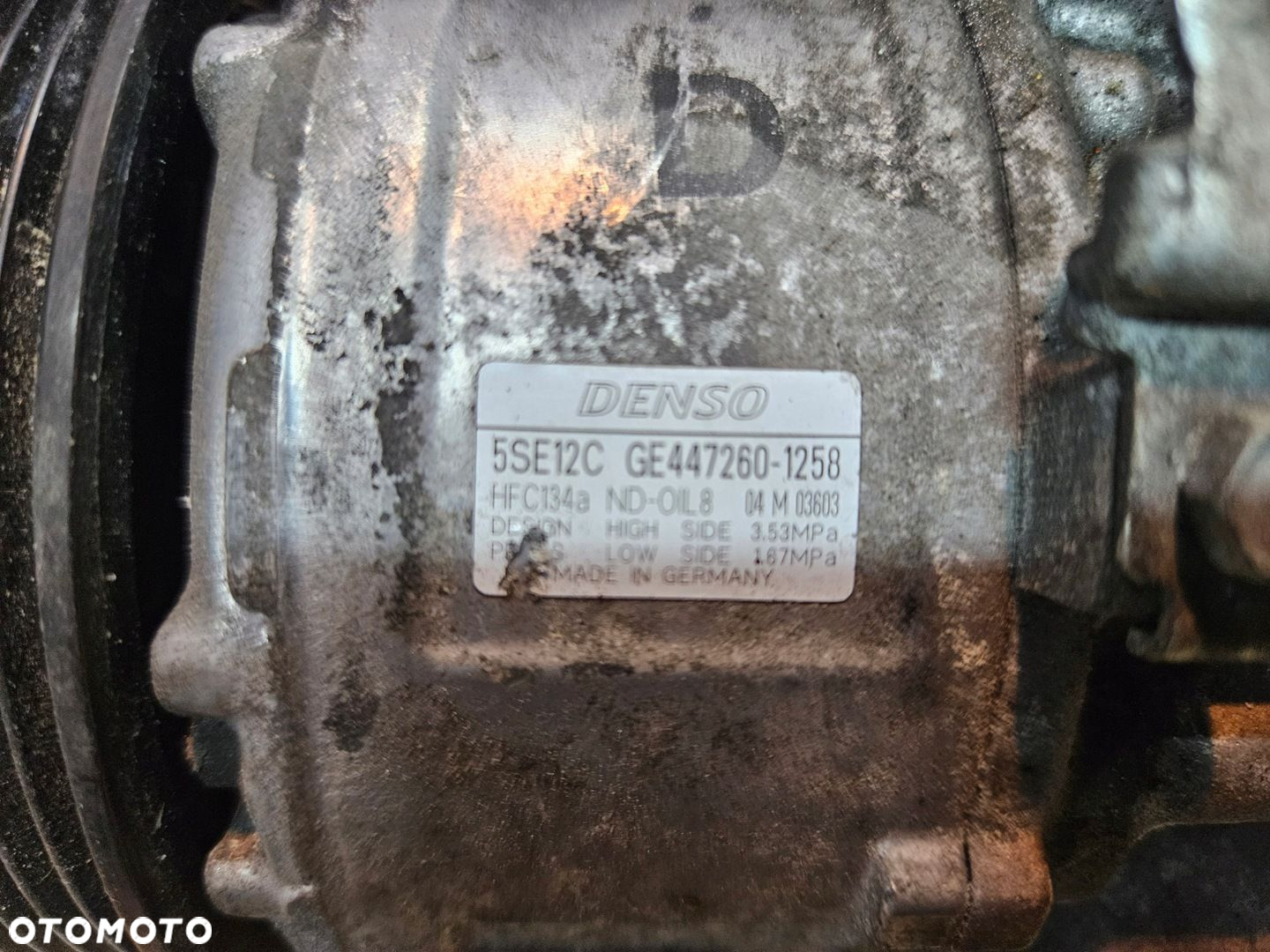 TOYOTA AVENSIS T27 09-14 D4D VERSO AURIS SPRĘŻARKA KLIMATYZACJI - 2