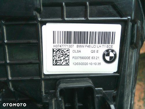 BMW X1 F48 LCI LIFT 19+ LAMPA TYLNA LEWA LED ORYGINAŁ EUROPA - 5