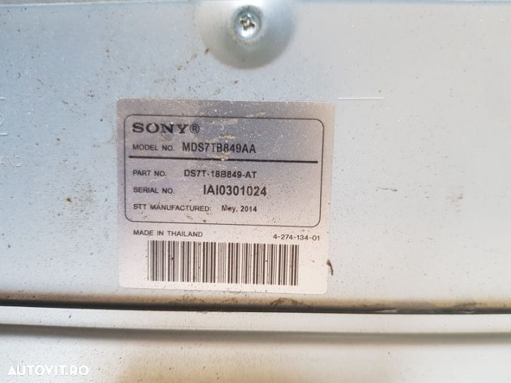 Kit Sistem Audio Boxe Statie Amplificator Complet Sony Ford Mondeo Mk5 Fusion An 2014-2021 - 7