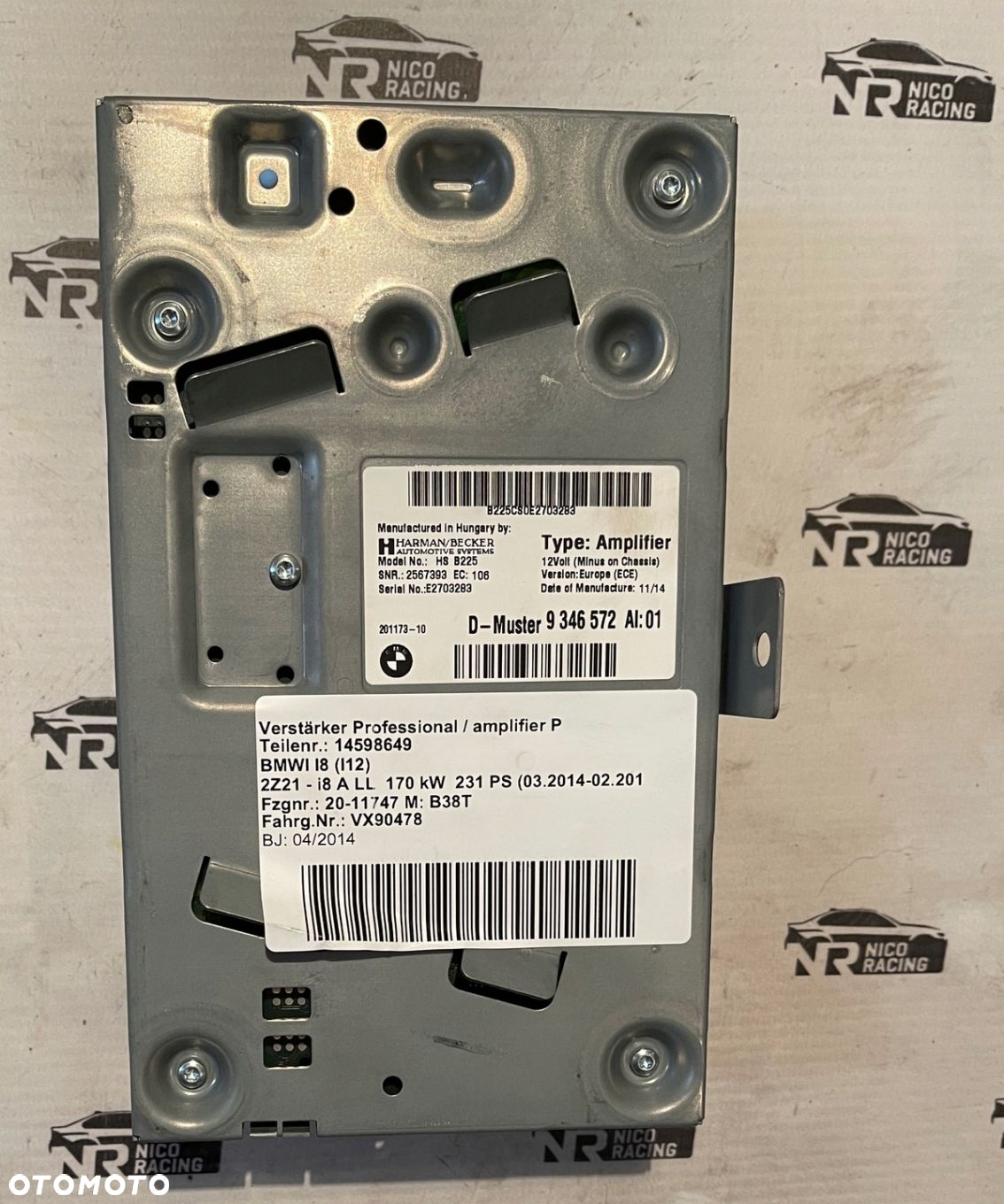 ZESTAW GŁOŚNIKÓW BMW I18 I12 HARMAN KARDON - 3