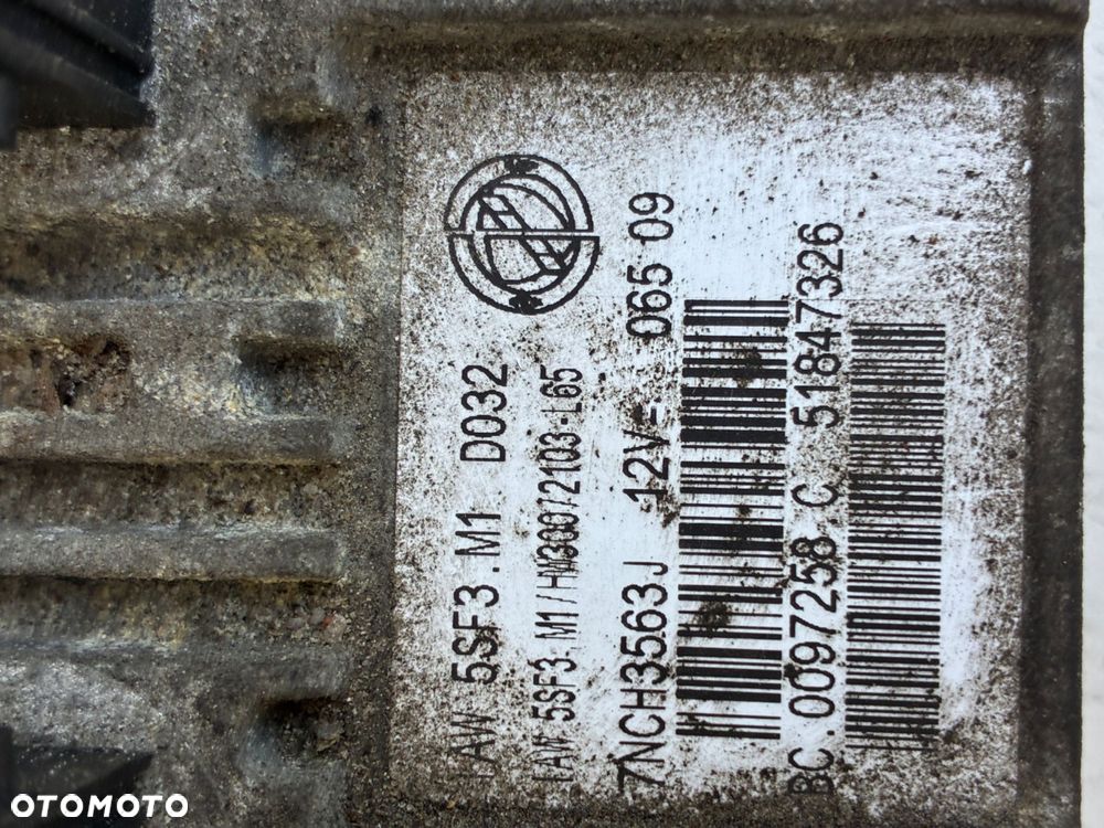 FIAT 1.2 KOMPUTER  STEROWNIK  SILNIKA ECU 5SF3M1D032 - 3