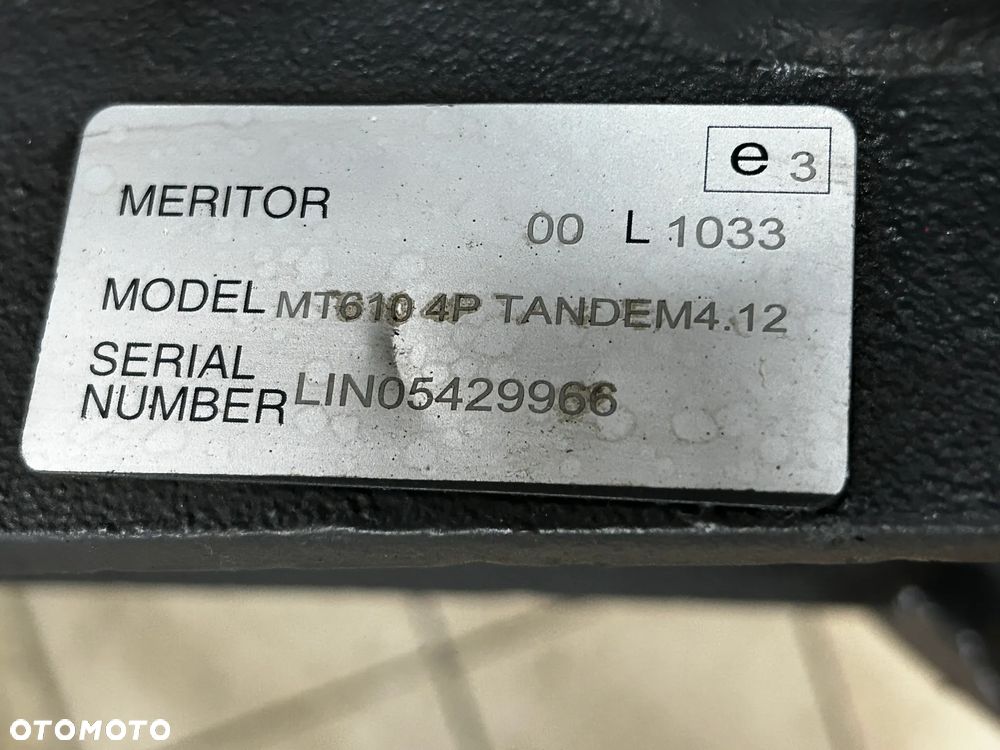 VOLVO 6X4 Wkład mostu RTH2610B 1.19 - 6