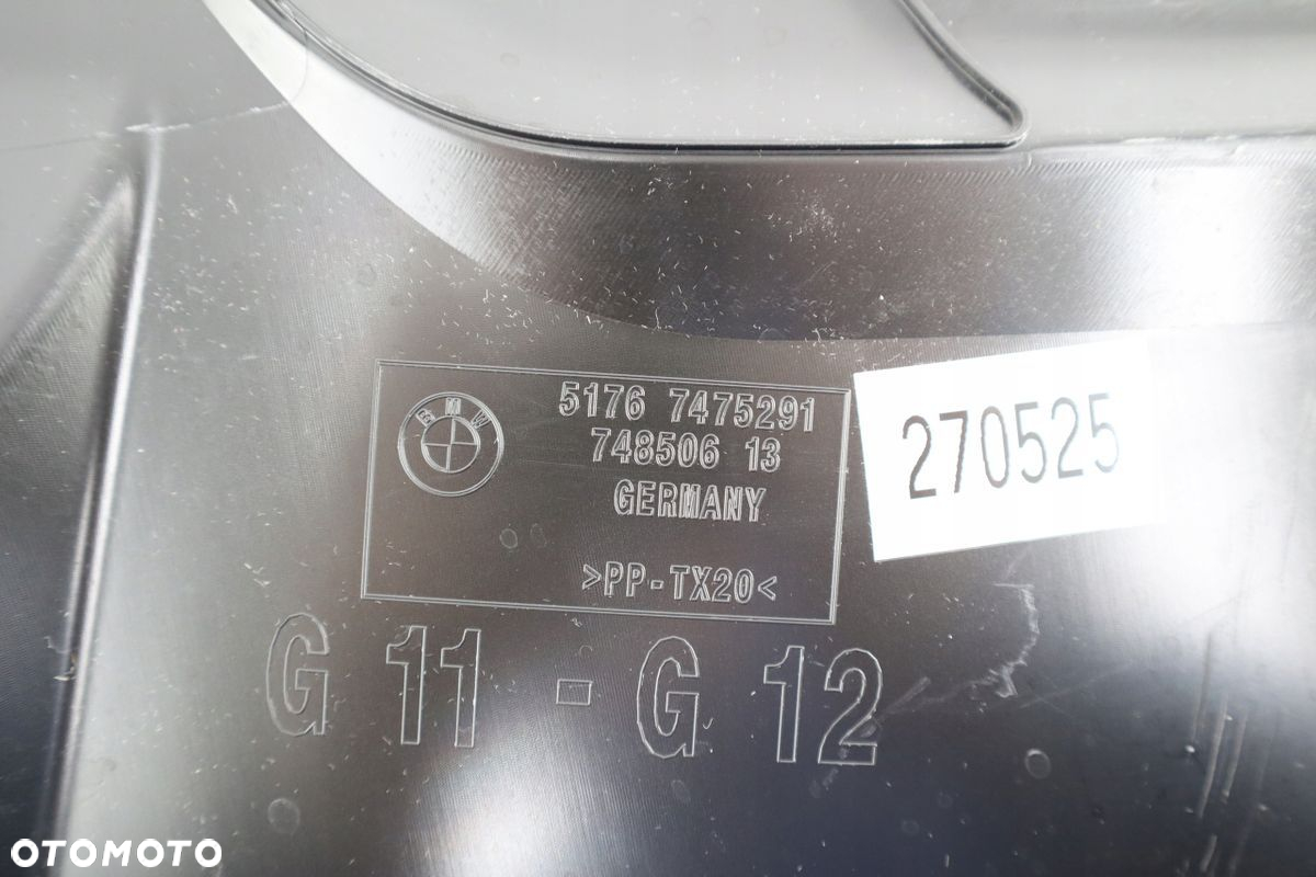 PŁYTA OSŁONA POD ZDERZAK PAS PRZEDNI BMW 7 G11 LCI G12 LIFT 51767475291 - 7