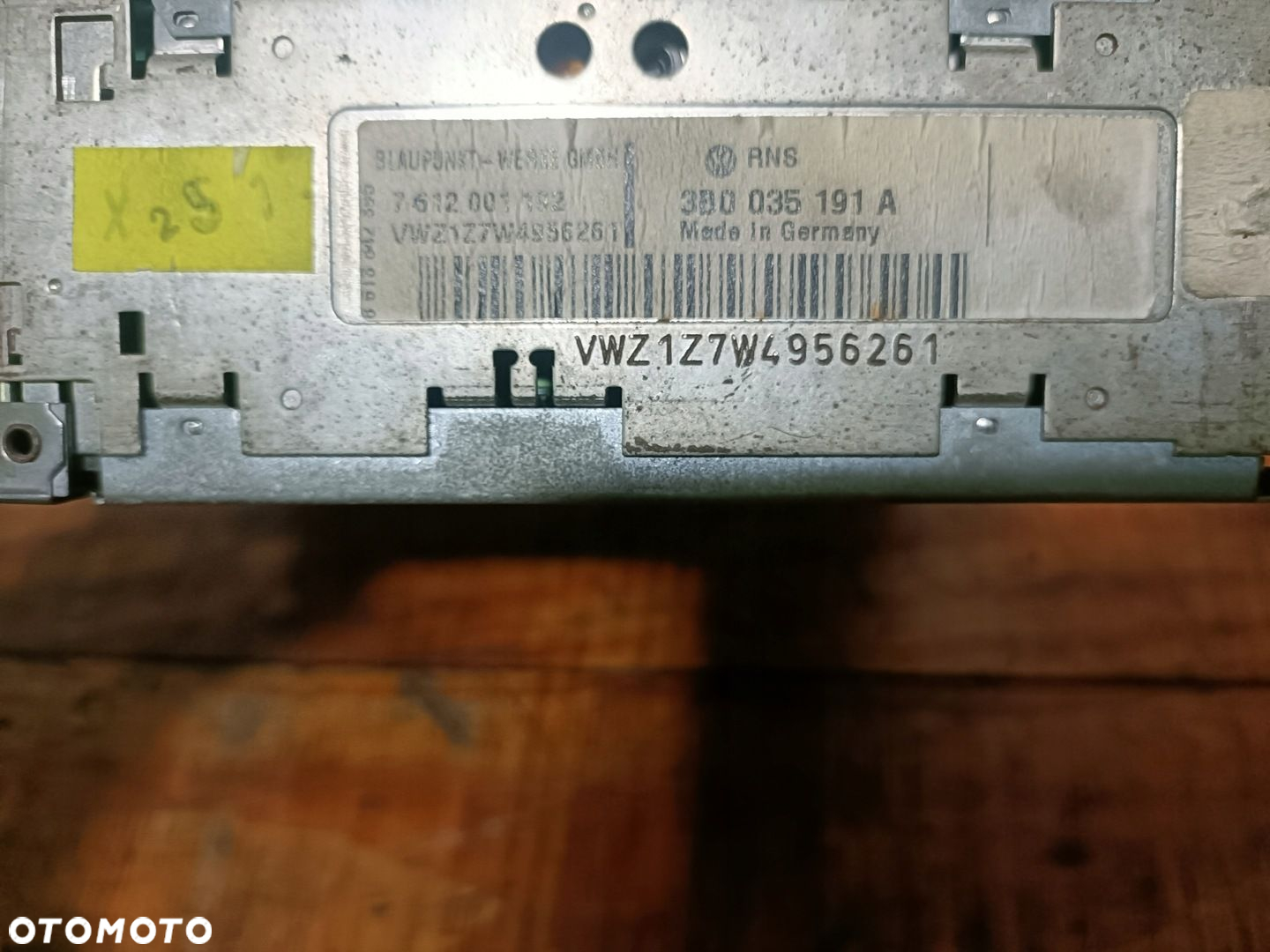 VOLKSWAGEN BORA 98-06 r. RADIO NAWIGACJA GPS RADIOODTWARZACZ 3B0035191 + - 4