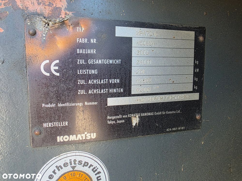 Komatsu WA 470-6, 2009 ROK, WAGA PFREUNDT - 11