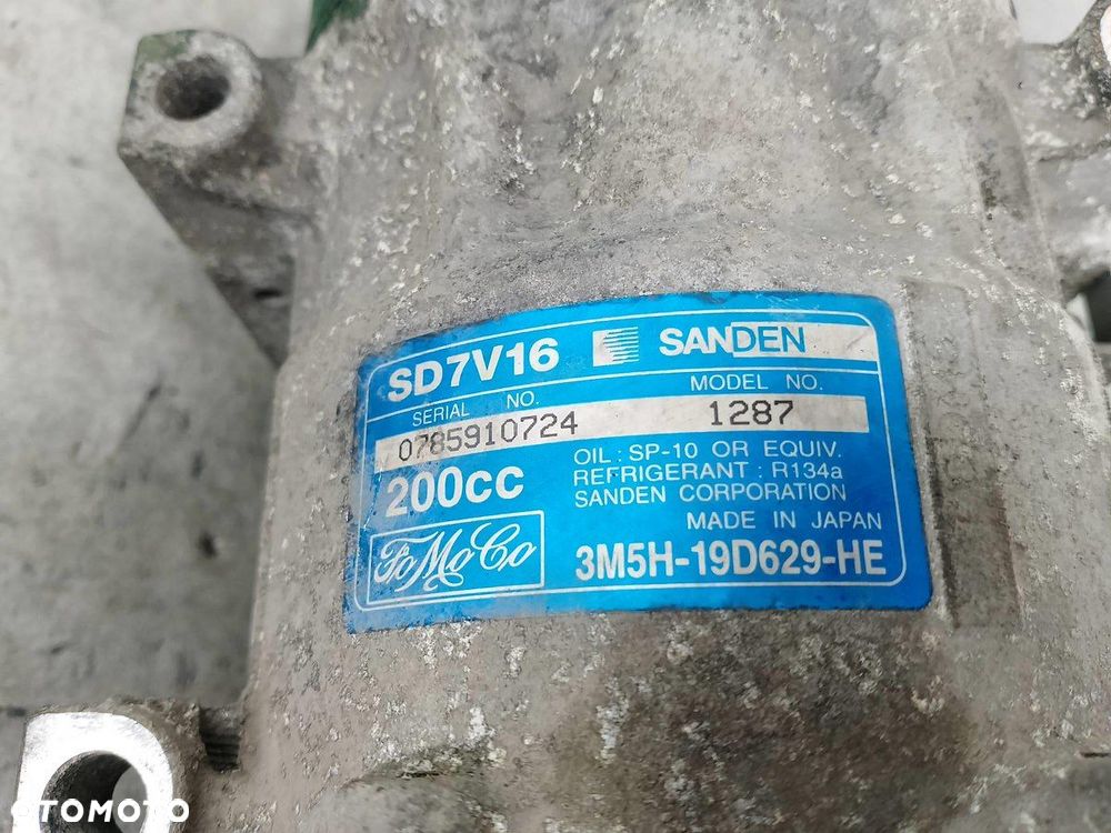 POMPA, SPRĘŻARKA KLIMATYZACJI VOLVO V50 3M5H-19D629-HE SD7V16  SANDEN 2.0 D - 7