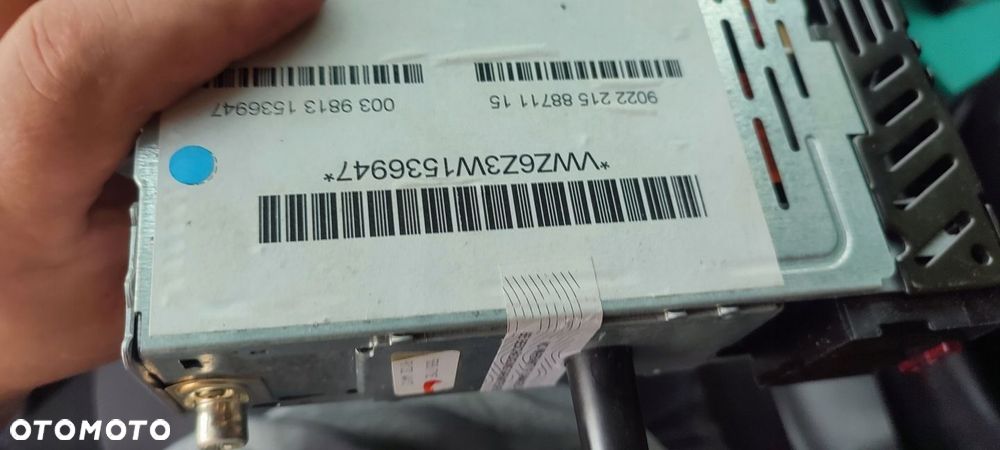 Radio Gamma IV Oryg. Volkswagen Passat B3 Golf III Vw T4 3B0035186A Idealne - 12