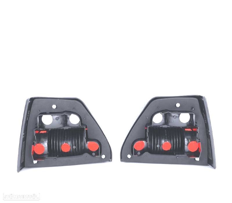 FAROLINS TRASEIROS GOLF 2 83-91 VERMELHO BRANCO - 2