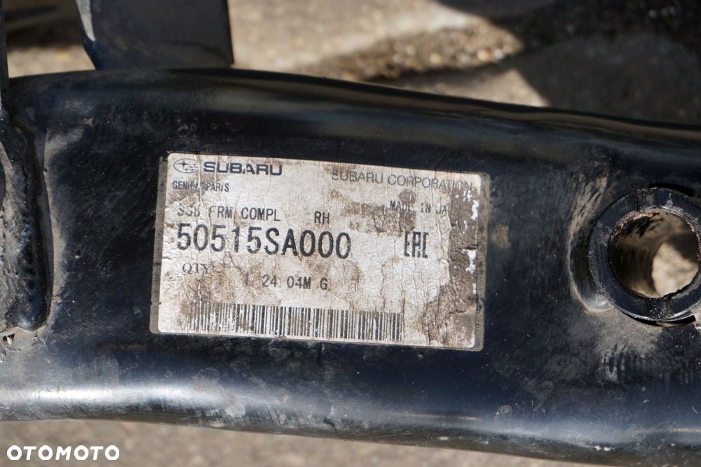 BELKA ZAWIESZENIA PRZEDNIEGO PRZÓD TRAWERS FORESTER II SG 50515SA010 50515SA000 LEWY PRAWY KPL SUBARU 2002-2006 - 11