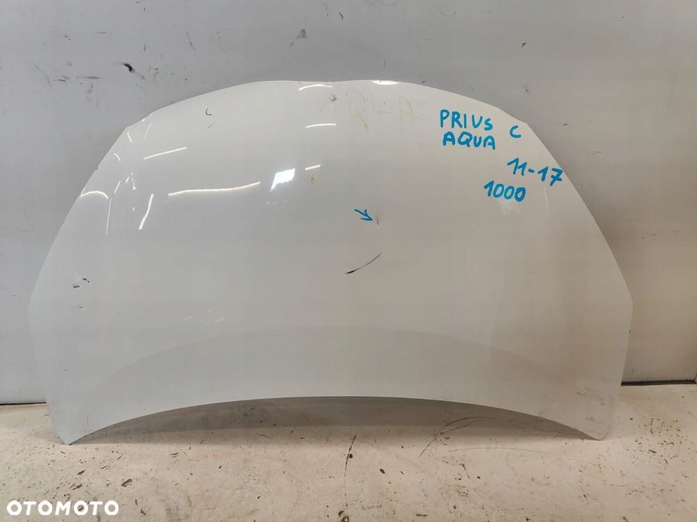 toyota aqua prius c 11-17 maska pokrywa silnika